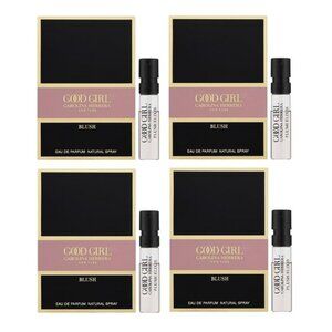 Carolina Herrera 4pc Good Girl Blush Eau De Parfum Travel Size Spray 1.5ml/ea